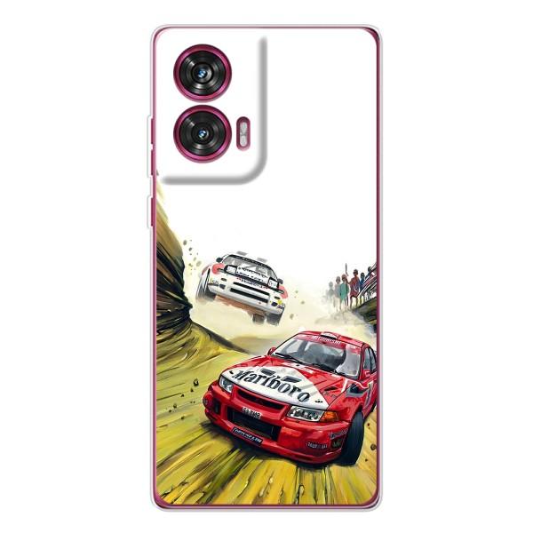 Чохли з Машинами на Моторола Едж 50 Ф'южн (VPrint) – Гоночні Тачки