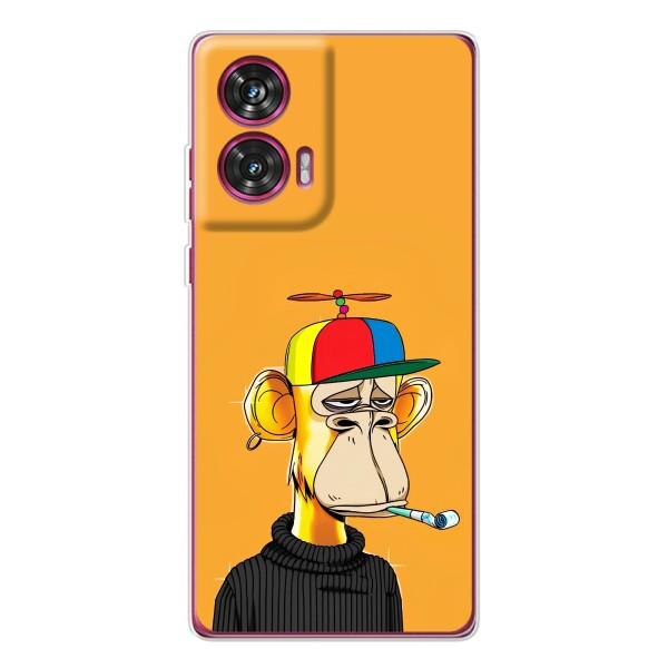 Чехлы с Обезьянами NFT для Motorola Edge 50 Fusion (AlphaPrint) – Скучающая Обезьяна NFT