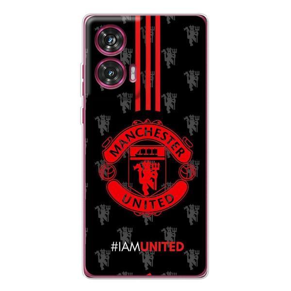 Чохол Манчестер Юнайтед для Моторола Едж 50 Ф'южн (AlphaPrint) – лого МЮ