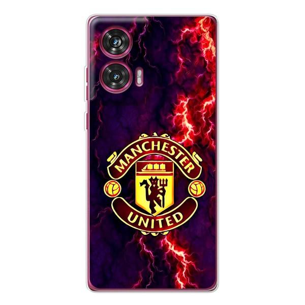 Чохол Манчестер Юнайтед для Моторола Едж 50 Ф'южн (AlphaPrint) – вогняний Манчестер