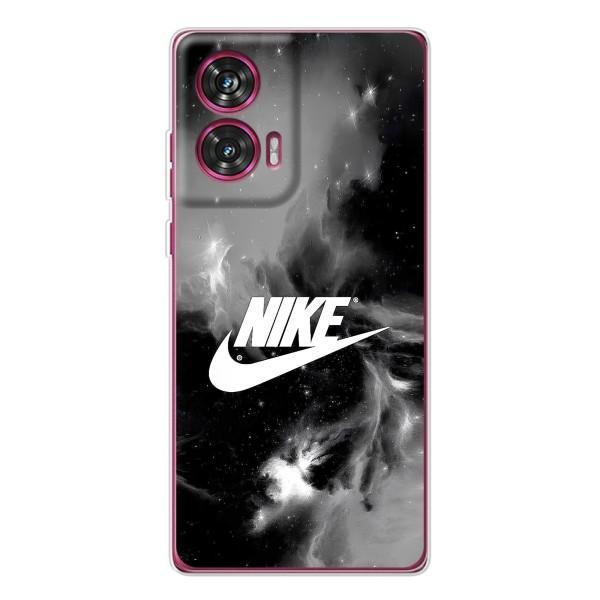 Чехол для Motorola Edge 50 Fusion - с принтом Найк (AlphaPrint) – Лого Найк