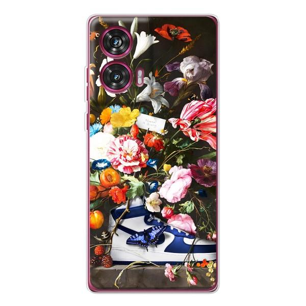 Чехол для Motorola Edge 50 Fusion - с принтом Найк (AlphaPrint) – Стиль Найк