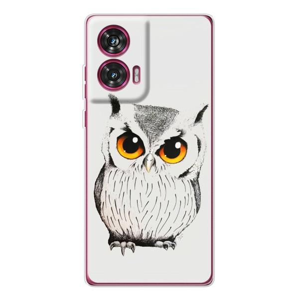 Чохол з пташками на Motorola Edge 50 Fusion (VPrint) – Мила Сова