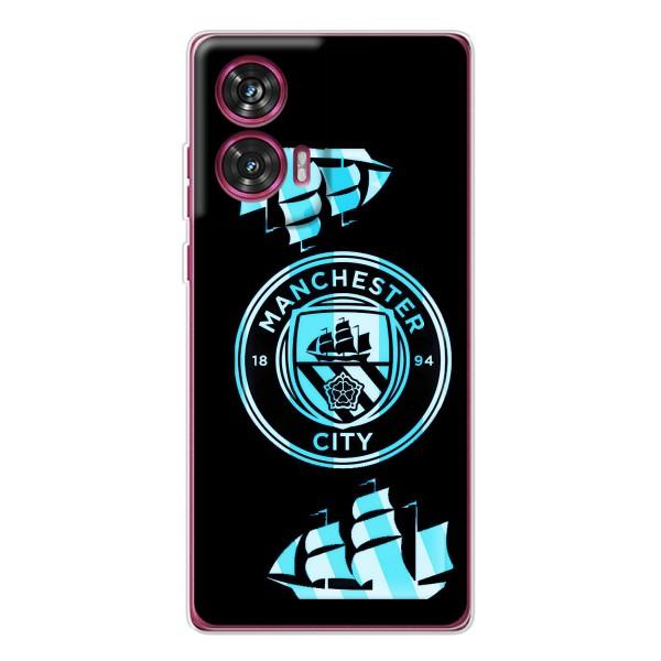 Чохли для Моторола Едж 50 Ф'южн (VPrint) - ТОП ФК – ФК Манчестер Сіти