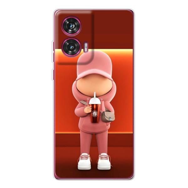 Крутые Чехлы Луи Виттон для Motorola Edge 50 Fusion (AlphaPrint) – С Кофе