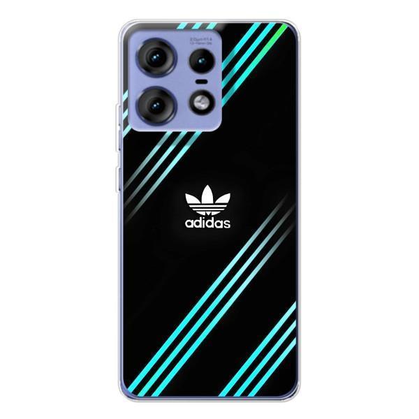Чехлы Адидас для Motorola Edge 50 Pro (AlphaPrint) – Адидас с полосами