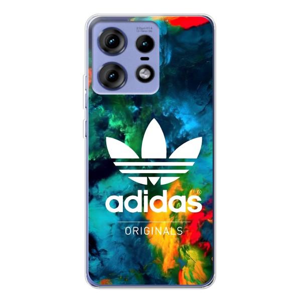 Чехлы Адидас для Motorola Edge 50 Pro (AlphaPrint) – Яркий Адидас