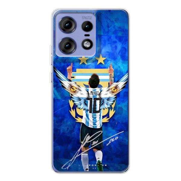Чехлы Месси для Motorola Edge 50 Pro (AlphaPrint) – Месси Аргентина