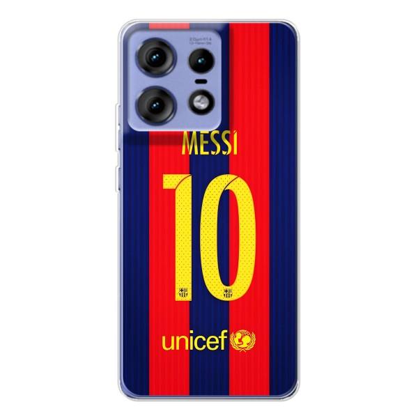 Чехлы Месси для Motorola Edge 50 Pro (AlphaPrint) – Messi Barca 10