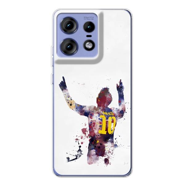 Чехлы Месси для Motorola Edge 50 Pro (AlphaPrint) – Messi Barca