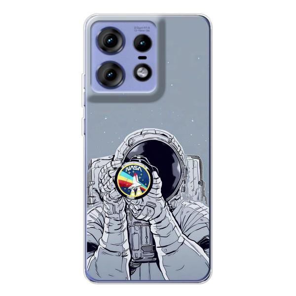 Чехол NASA для Motorola Edge 50 Pro (AlphaPrint) – Космонавт фото