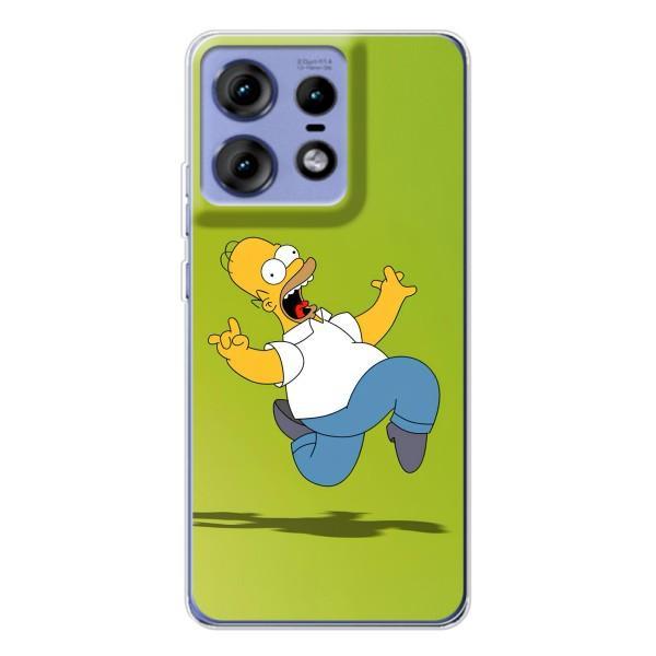 Чехол с Симпсонами для Motorola Edge 50 Pro (VPrint) – Гомер Симпсон