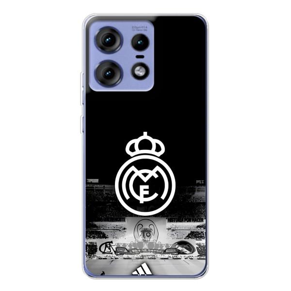 ФК Реал Мадрид чехлы для Motorola Edge 50 Pro (AlphaPrint) – эмблема Реал Мадрид