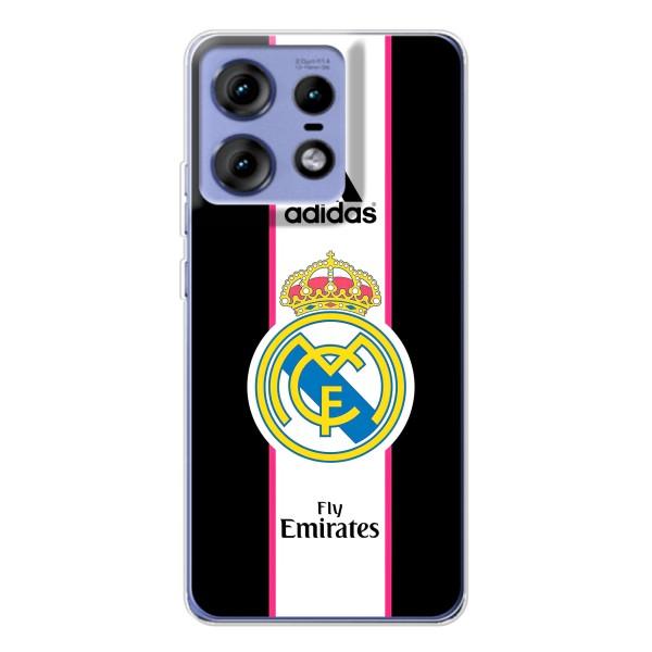 ФК Реал Мадрид чехлы для Motorola Edge 50 Pro (AlphaPrint) – лого Real Madrid