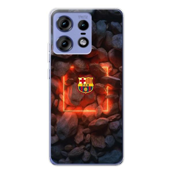 Чехлы для Мото Ейдж 50 Про (VPrint) - ТОП ФК – ФК Барселона