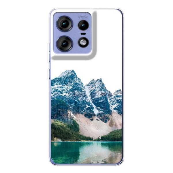 Силиконовый чехол с КАРТИНКАМИ лето для Motorola Edge 50 Pro (AlphaPrint) – Гори