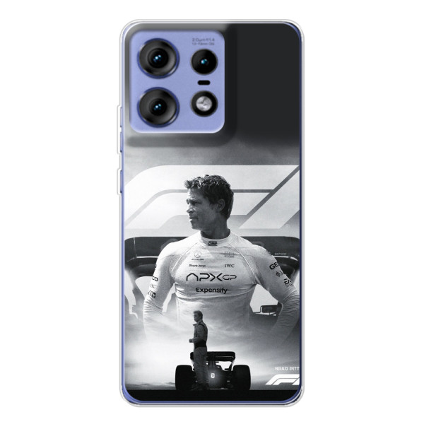 Чехол с прнтом Формула 1 на Motorola Edge 50 Pro – Фон Формула-1