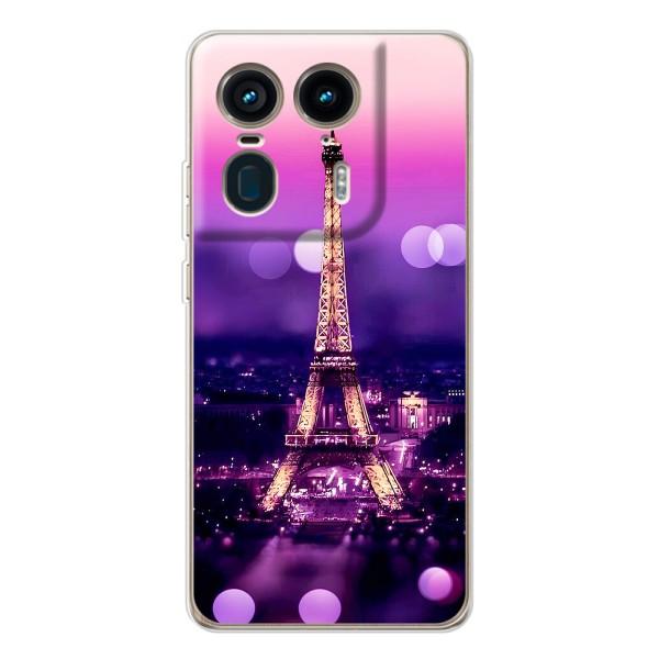 Чехол Эйфелева Башня для Motorola Edge 50 Ultra - (AlphaPrint) – Париж Башня