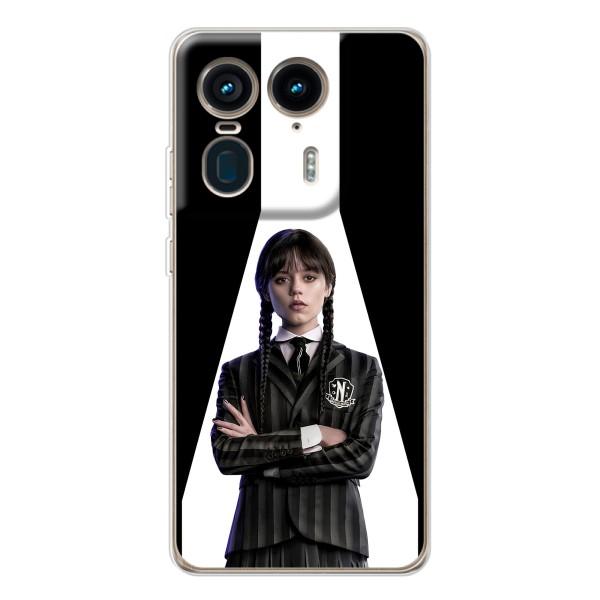 Чохли Венсдей на Motorola Edge 50 Ultra Уенсдей (AlphaPrint) – W-Wednesday