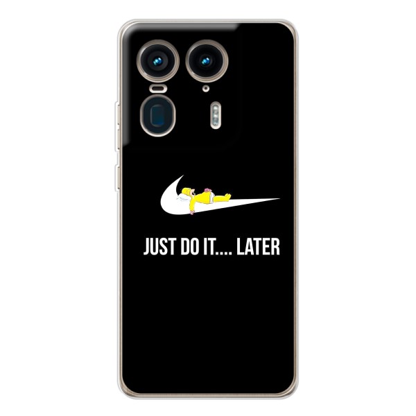 Чехол с логотипом Найк на Motorola Edge 50 Ultra – Nike just do it