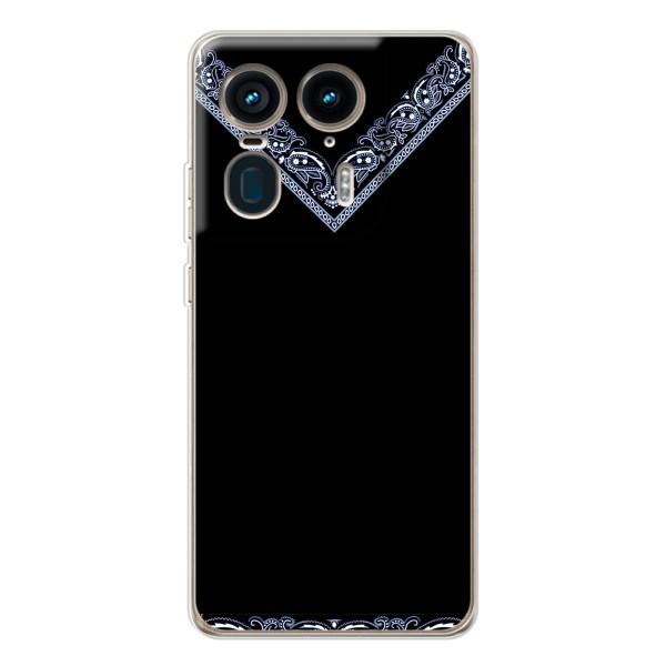 Силиконовый Чехол на Motorola Edge 50 Ultra – Воротник вышиванки