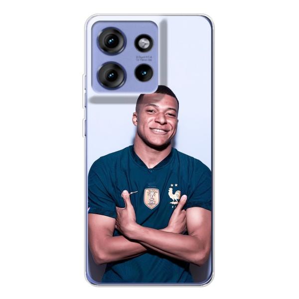 Чохол (TPU) з Футболістом на Motorola Edge 50 – Мбаппешичка