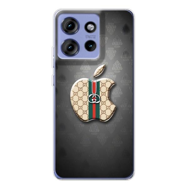 Чехлы ГУЧЧИ для Эдж 50 (AlphaPrint) – Apple gucci