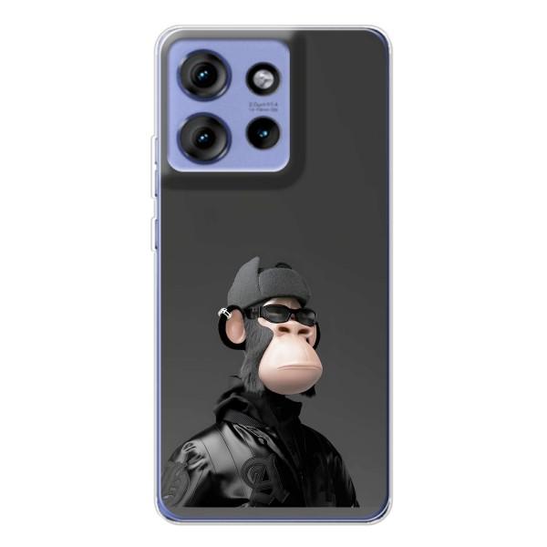 Чехлы с Обезьянами NFT для Motorola Edge 50 (AlphaPrint) – стильная обезьяна NFT