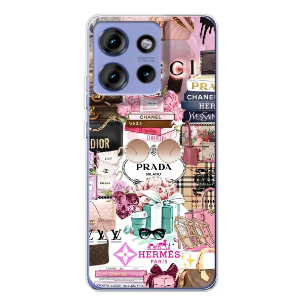 Чохол (Dior, Prada, YSL, Chanel) для Motorola Edge 50 – Брендb