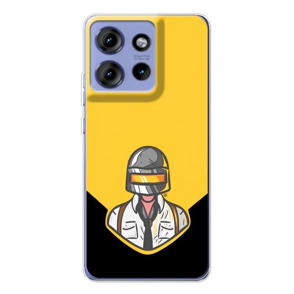 Чехол PUBG для Эдж 50 (AlphaPrint) – Пабг в шлеме