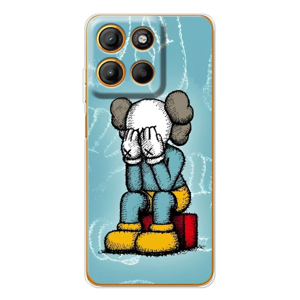 Чохли для Motorola Edge 60 Fusion - Bearbrick Louis Vuitton (PREMIUMPrint) – Плач Bearbrick