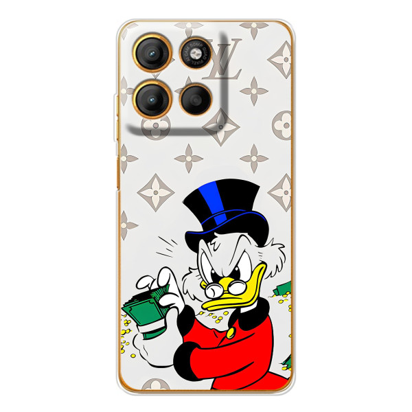 Чехлы для Motorola Edge 60 Fusion - Скрудж МакДак Louis Vuitton (PREMIUMPrint) – Баксы Скрудж