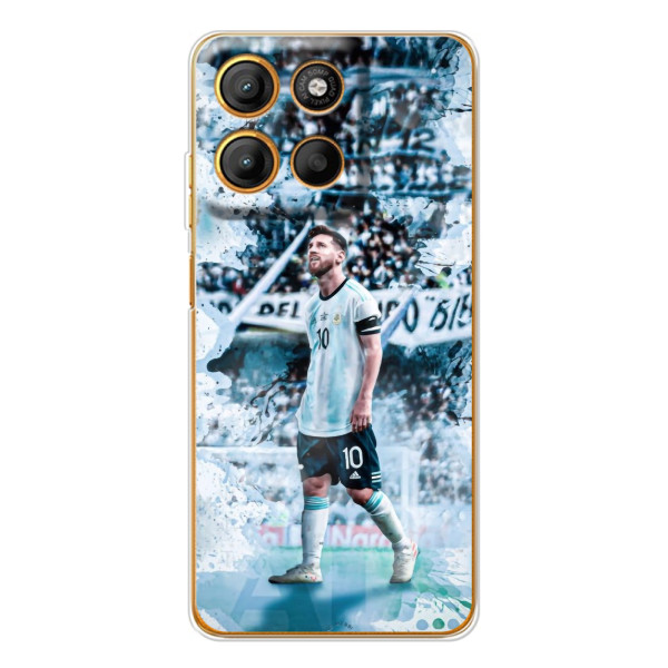 Чехол Месси футболист для Motorola Edge 60 Fusion – Месси в Аргентине