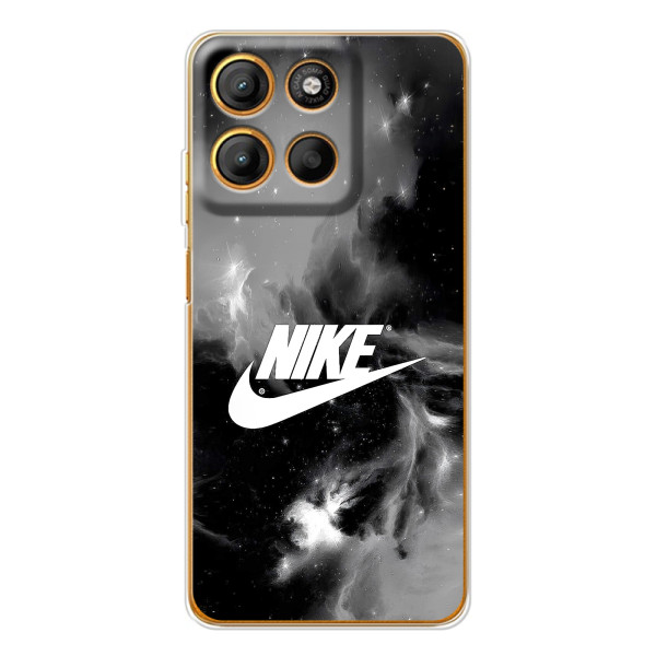 Чехол с логотипом Найк на Motorola Edge 60 Fusion – Найк дымчатый