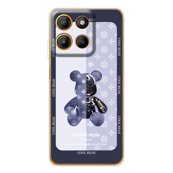 Крутые Чехлы Луи Виттон для Motorola Edge 60 Fusion (AlphaPrint) – Медвежонок LV