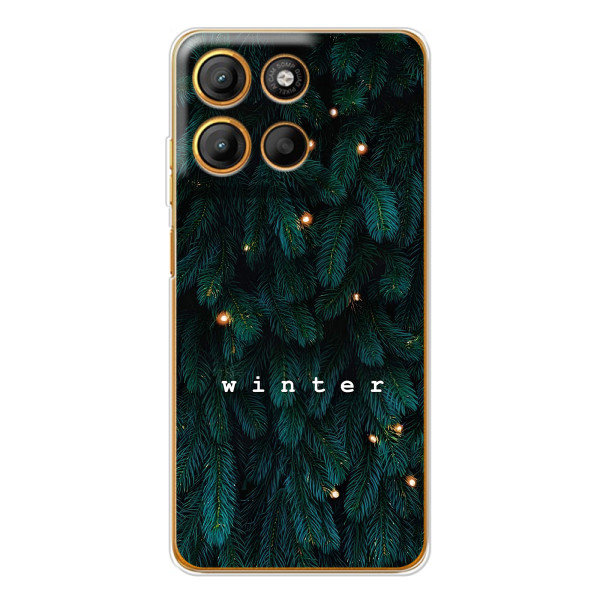 Новогодние, Праздничные Чехлы для Motorola Edge 60 Fusion - 2024 год – Winter