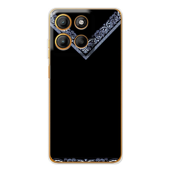 Силіконовый Чохол на Motorola Edge 60 Fusion – Комірець вишиванки