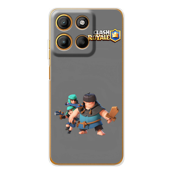 Чехол з героями Клеш Рояль для Motorola Edge 60 Fusion – Элитные варвары