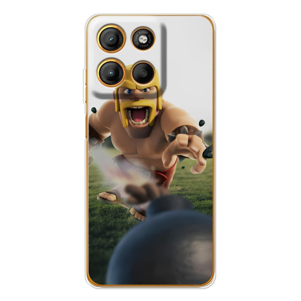 Чехол з героями Клеш Рояль для Motorola Edge 60 Fusion – Варвар