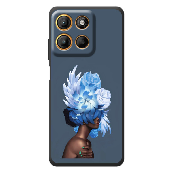 Чехлы (ART) Цветы на Motorola Edge 60 Neo (VPrint)