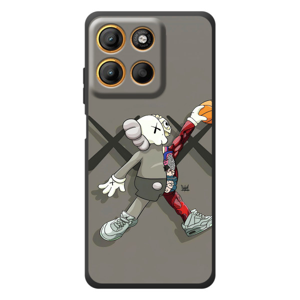 Чехлы для Motorola Edge 60 Neo - Bearbrick Louis Vuitton (PREMIUMPrint)