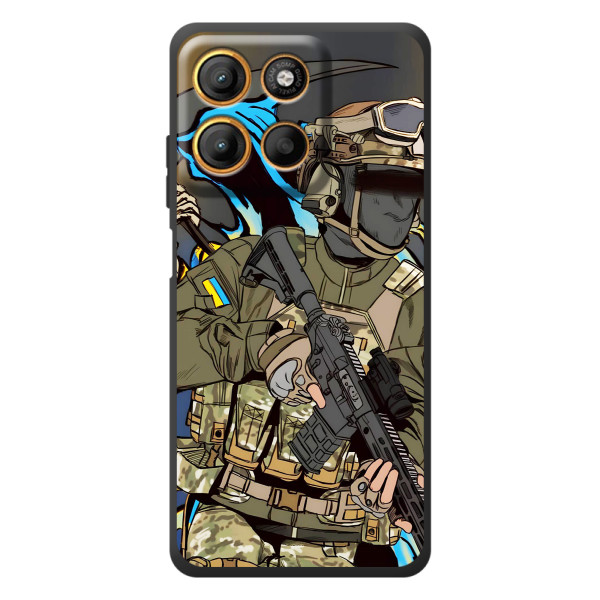 Чехлы с картинкой ЗСУ для Motorola Edge 60 Neo (AlphaPrint)