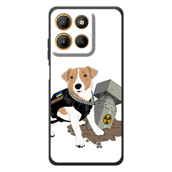 Чехол с принтом Собаки Патрон для Motorola Edge 60 Neo – Пёс Патрон с ракетой
