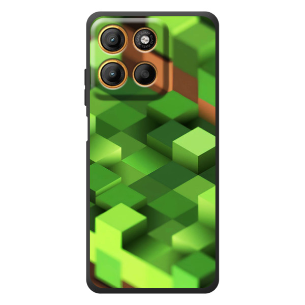 Чехлы для Motorola Edge 60 Neo (Персонажи Майн Крафт) – Текстура