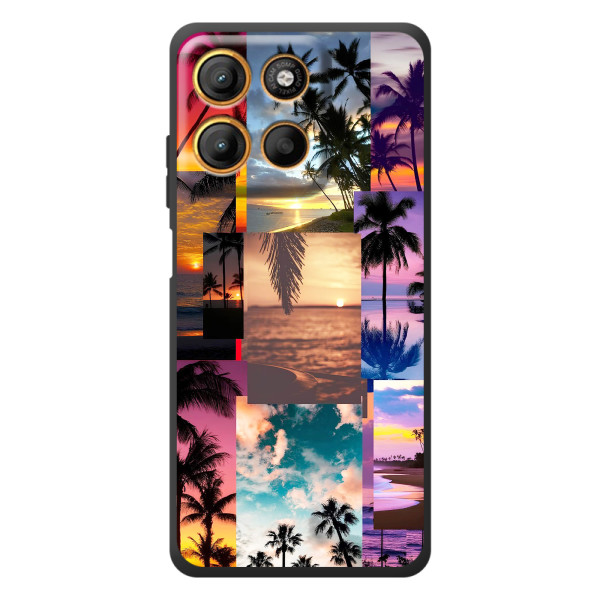 Силиконовый чехол с КАРТИНКАМИ лето для Motorola Edge 60 Neo (AlphaPrint)