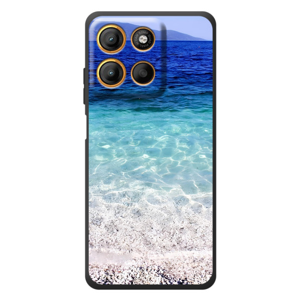 Силиконовый чехол с КАРТИНКАМИ лето для Motorola Edge 60 Neo (AlphaPrint)