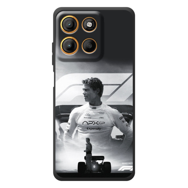 Чехол с прнтом Формула 1 на Motorola Edge 60 Neo – Фон Формула-1