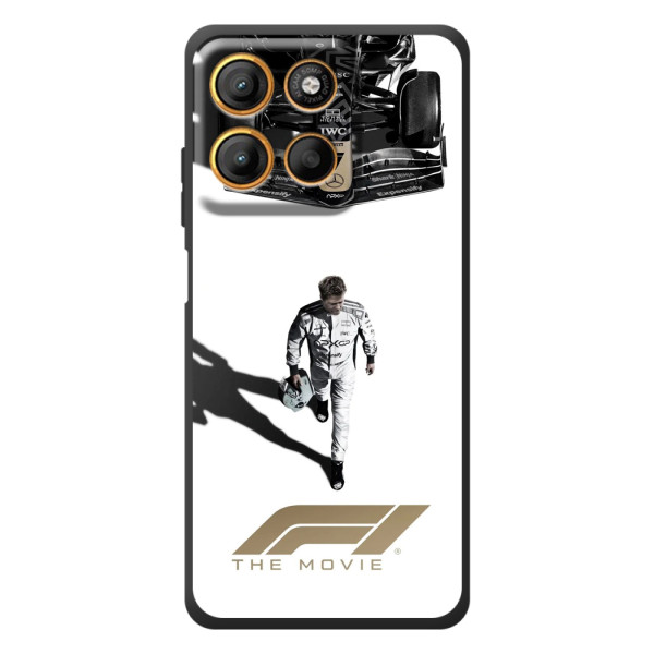 Чехол с прнтом Формула 1 на Motorola Edge 60 Neo – Логотип Ф1