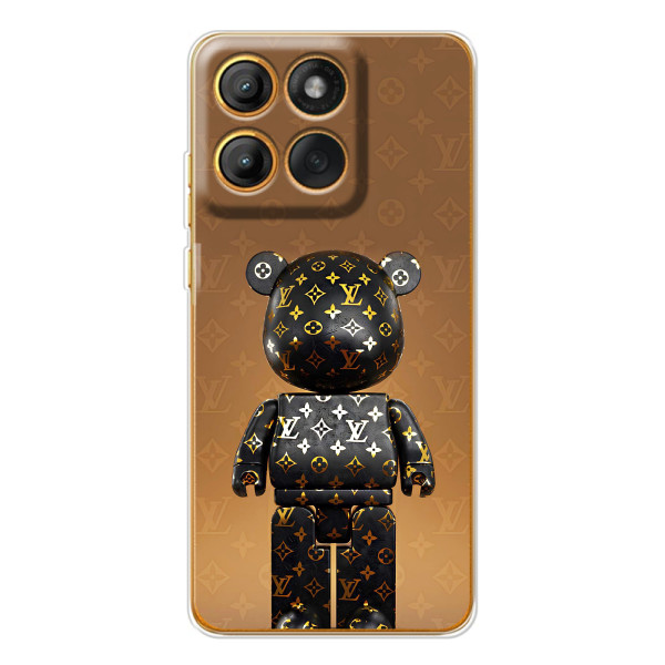 Чехлы для Motorola Edge 60 Pro - Bearbrick Louis Vuitton (PREMIUMPrint) – Bearbrick