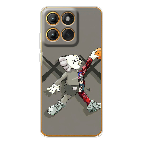 Чехлы для Motorola Edge 60 Pro - Bearbrick Louis Vuitton (PREMIUMPrint) – Беарбрик Джордан